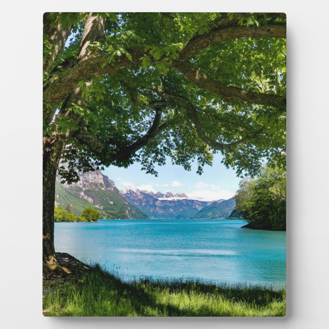 Walensee Schweiz Fotoplatte (Vorderseite)