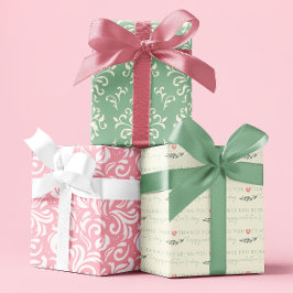 Walentiner-Tagesumschlagpapier Geschenkpapier Set