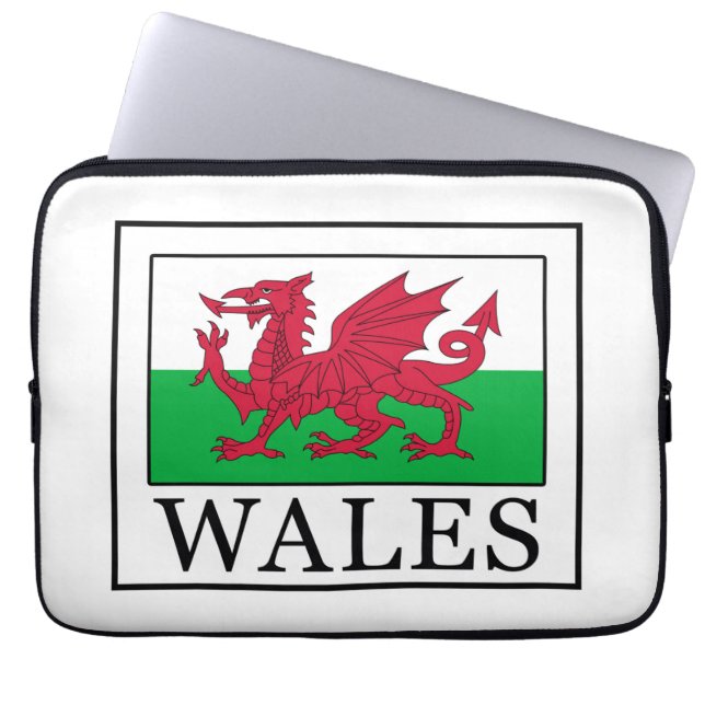 Wales Ärmel Laptopschutzhülle (Vorderseite)