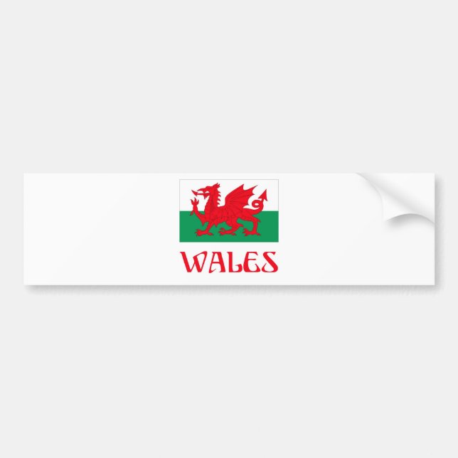 Wales Autoaufkleber (Vorne)