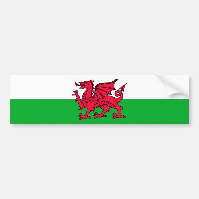 Wales Autoaufkleber (Vorne)
