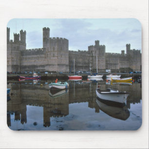 Wales, Caernarfon Castle, eine von Edwards Mousepad