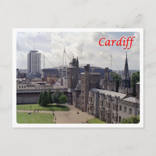 Wales - Cardiff - Postkarte