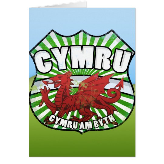 Wales - Cymru - Cymru morgens byth Karte
