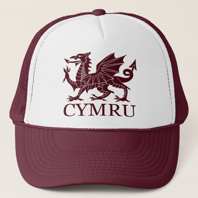 Wales CYMRU Truckerkappe (Vorderseite)