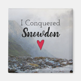 Wales eroberte Snowdon Landschaft Walisischer Stre Magnet