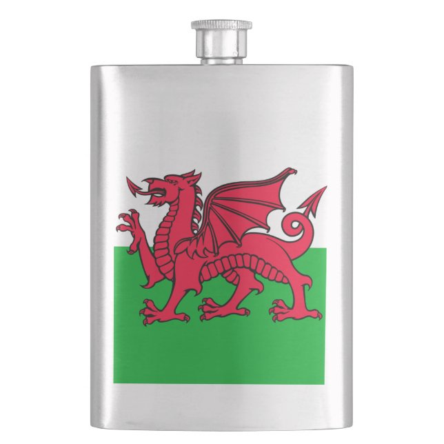 Wales Flachmann (Vorderseite)