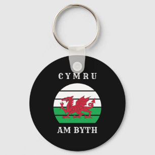 Wales Flag Cymru am Byth Stolz sein walisisch Schlüsselanhänger