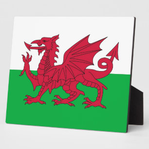 Wales Flag Plaque Fotoplatte