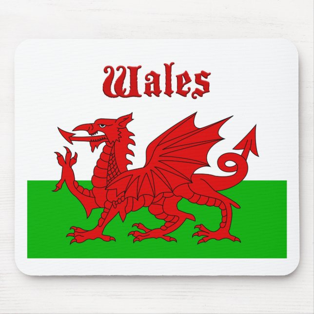 Wales Flag Wales Mousepad (Vorne)