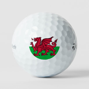Wales Flag Welsh Football Fußball Fußball Patrioti Golfball