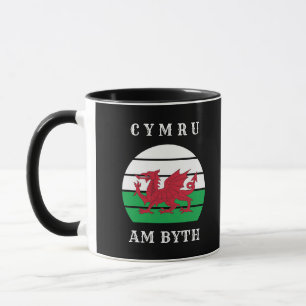 Wales Flagge Cymru Am Byth Stolz, Waliser zu sein Tasse