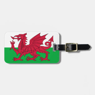 Wales-Flagge Gepäckanhänger
