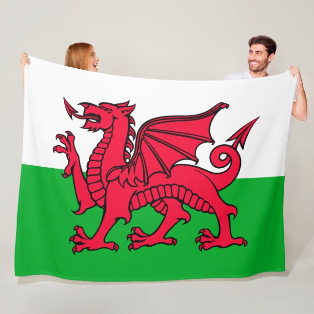 Wales Fleecedecke (Beispiel)