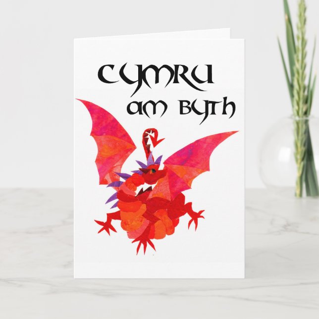 "Wales für immer!" Gruß-Karte Karte (Vorderseite)