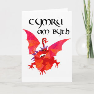"Wales für immer!" Gruß-Karte Karte