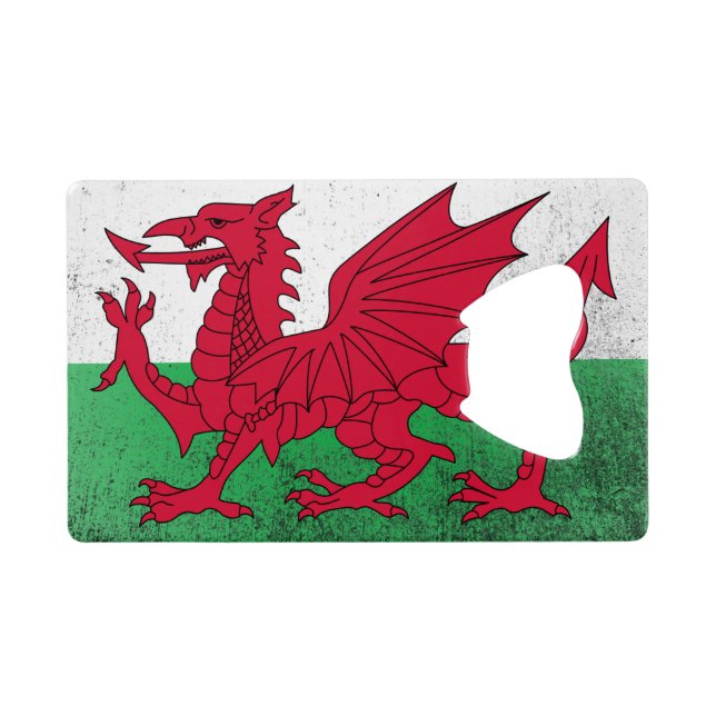 Wales Geldbeutel Flaschenöffner (Rückseite Horizontal)