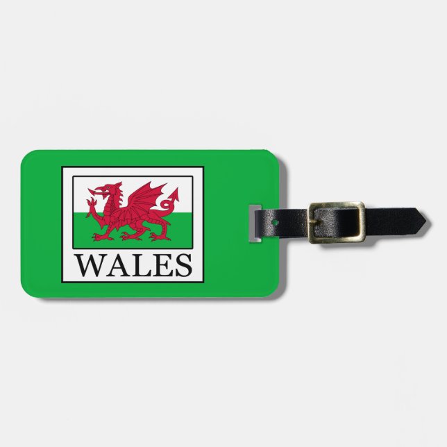 Wales Gepäckanhänger (Vorderseite horizontal)