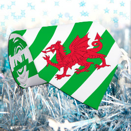 Wales Krawatte, Mode Welsh Flag Business Dragon Krawatte