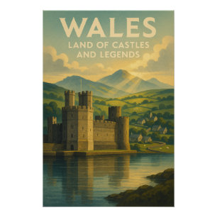 Wales – Land der Burgen und Legenden Poster