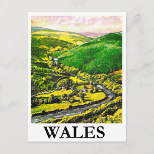 Wales, Landschaft, Postkarte