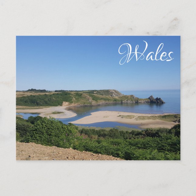 Wales Postkarte (Vorderseite)