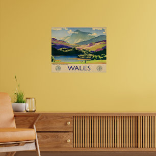Wales-Reiseplakat Poster