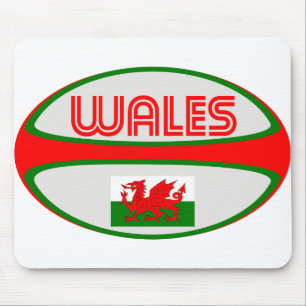 Wales-Rugby-Ball Mousepad