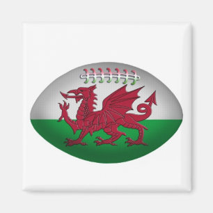 Wales-Rugbyball Magnet
