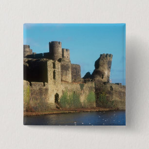 Wales - Schloss Caerphilly mit Blick auf die Button