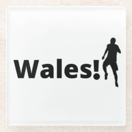 Wales Soccer Glasuntersetzer