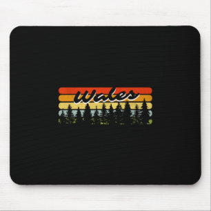 Wales Wald Sonnenuntergang Bäume Ferienhaus Urlaub Mousepad