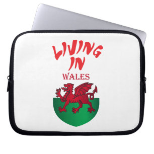 Wales-Wappen Laptopschutzhülle