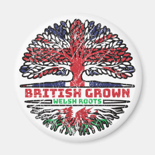 Wales Welsh UK Vereinigtes Königreich British Tree Magnet