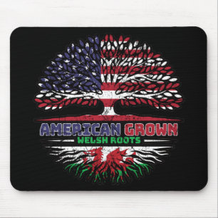 Wales Welsh US American USA United Staaten Tree Mousepad
