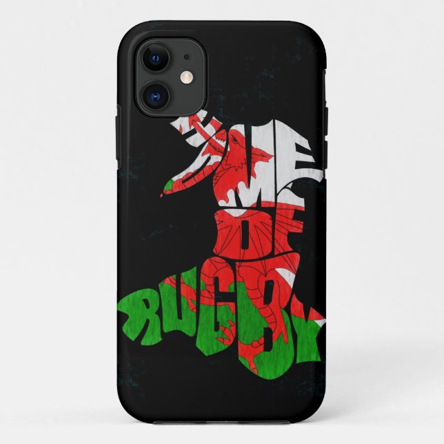 Wales Zuhause von Rugby Case-Mate iPhone Hülle (Rückseite)