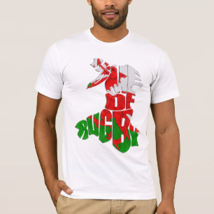 Wales Zuhause von Rugby T-Shirt