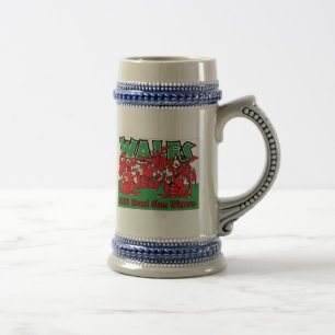 WalesGrand Slam-Rugby 2012 Stein Bierglas