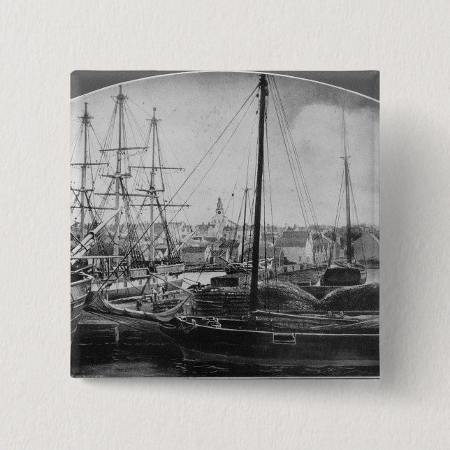 Walfang-Hafen, New-Bedford Button (Vorderseite)