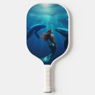 "Walgesang und Sirenengesang: Eine Meerjungfrau-Re Pickleball Schläger
