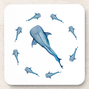 Walhai Getränkeuntersetzer