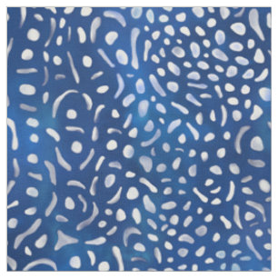 Walhaie-Haut - Meerestierdruck - blau Stoff