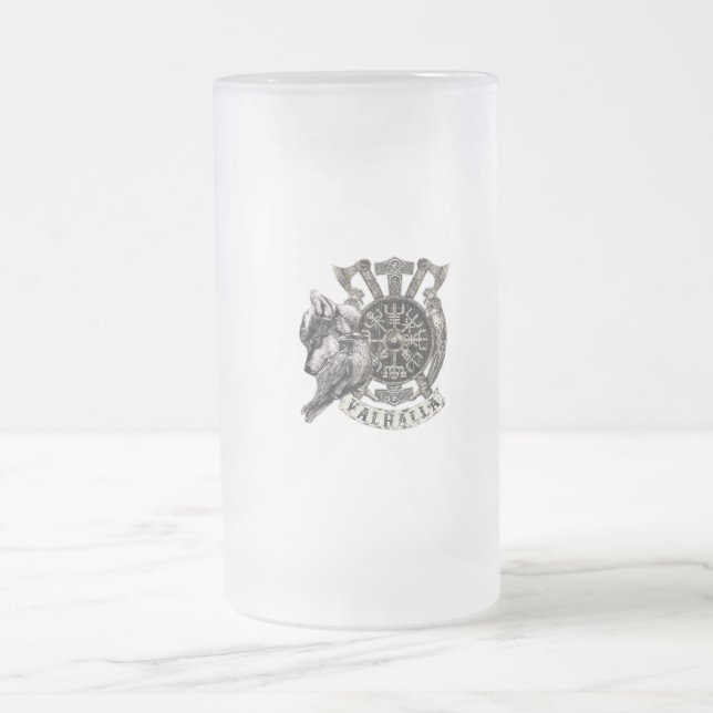 Walhall Mattglas Bierglas (Mittel)