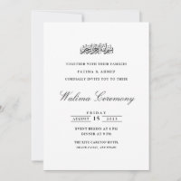 Walima Minimal islamische Hochzeit