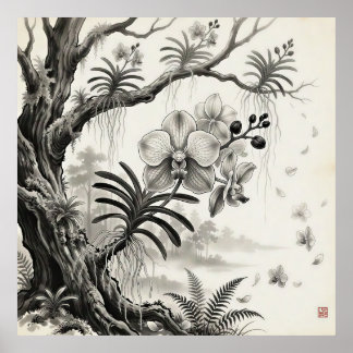 Waling-Waling — Philippinische Königin Orchidee Su Poster