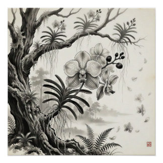 Waling-Waling — Philippinische Königin Orchidee Su Poster
