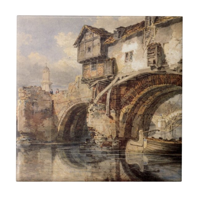 Waliser-Brücke bei Shrewsbury durch William Turner Fliese (Vorderseite)