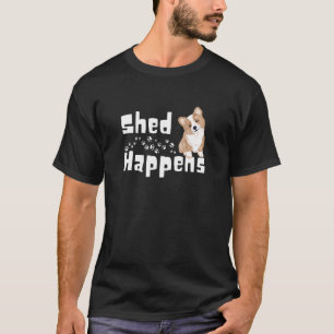 Waliser Corgi Haart Passiert Hunde- und Tierbesitz T-Shirt