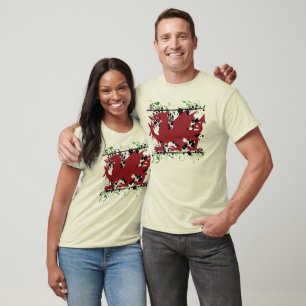 Waliser-Drache-amerikanisches KleiderBio T - Shirt