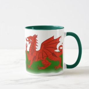 Waliser-Drache-Tasse Tasse